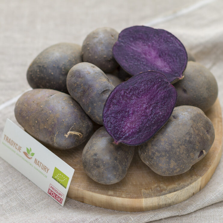 Fioletowe ziemniaki EKO